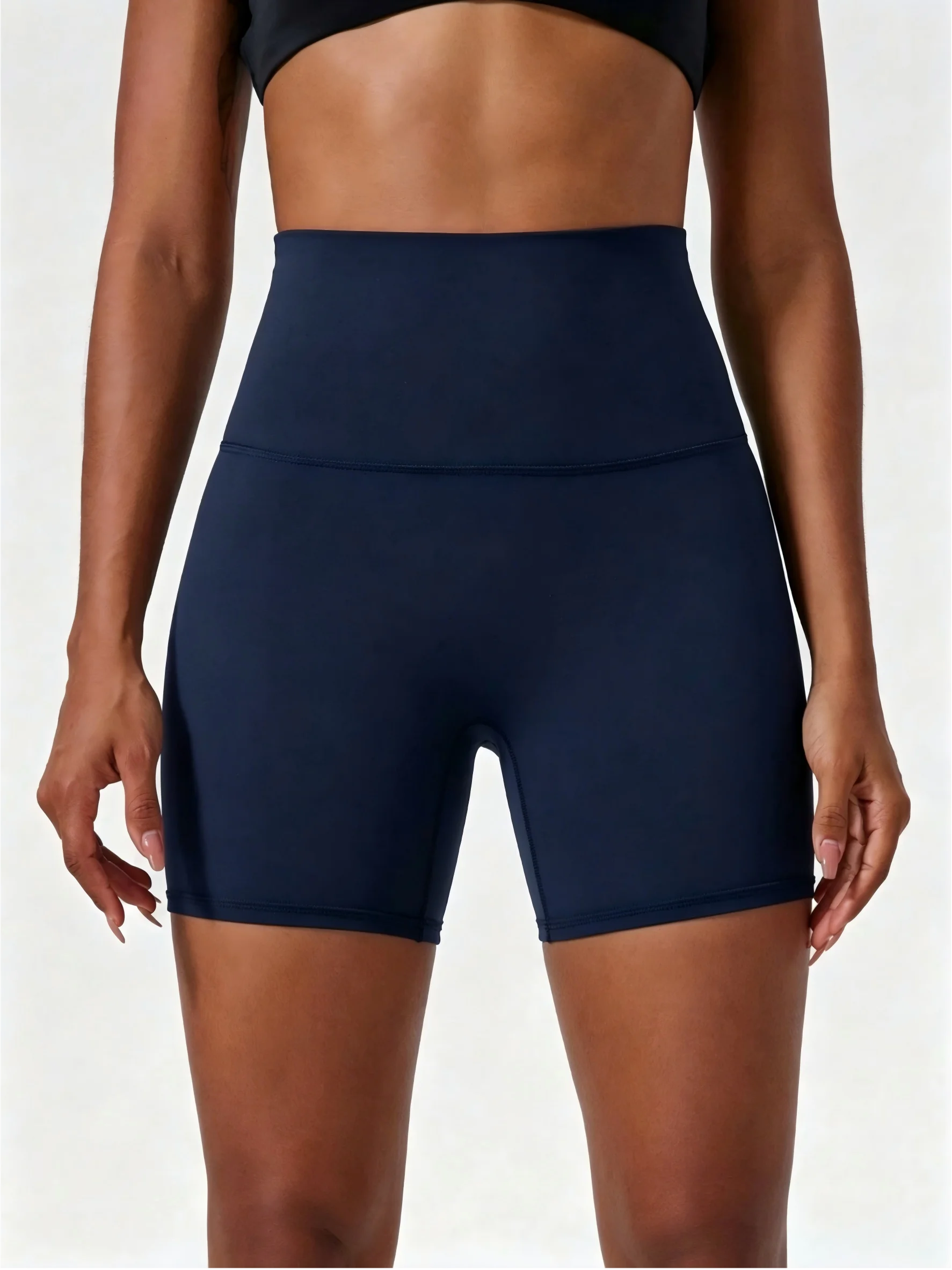 Women'S High-Waisted Stretchy Shorts - Slimming Summer Workout Shorts, Sexy Butt-Lifting Design, Casual and Versatile Styl