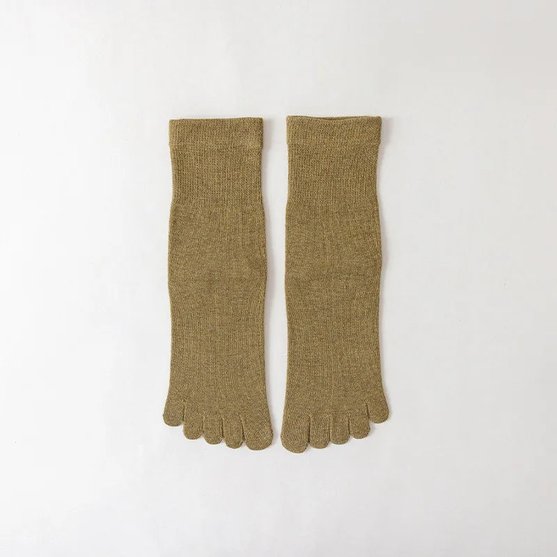 Breathable Cotton Toe Sports Socks