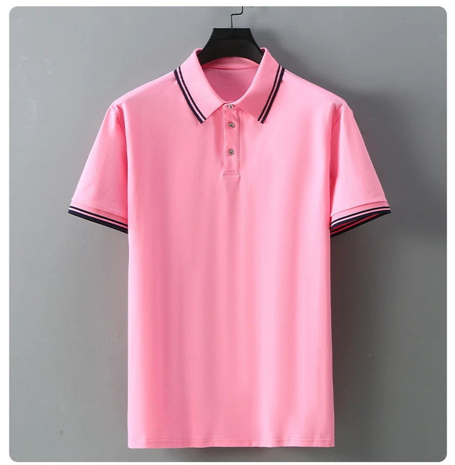 Extra Large Solid Summer Polo