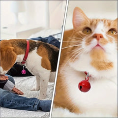 10 Pet Collar Bells, Suitable for Both Cats and Dogs, Multifunctional Accessories with Safety Buckle, Stylish and Safe Pet Accessories, Fashionable Cat Accessories, a Must-Have for Pets
