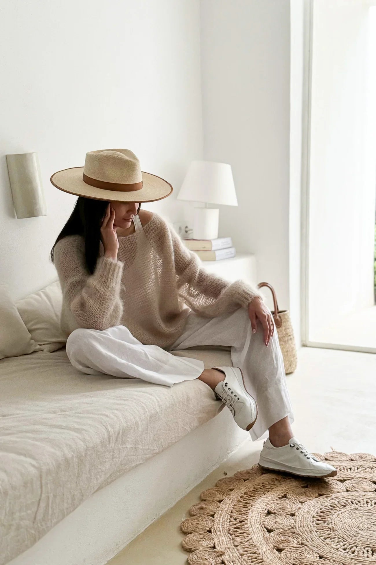 Off Shoulder Casual Knit Pullover