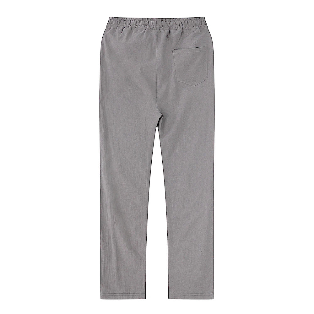Cotton Linen Casual Straight Pants