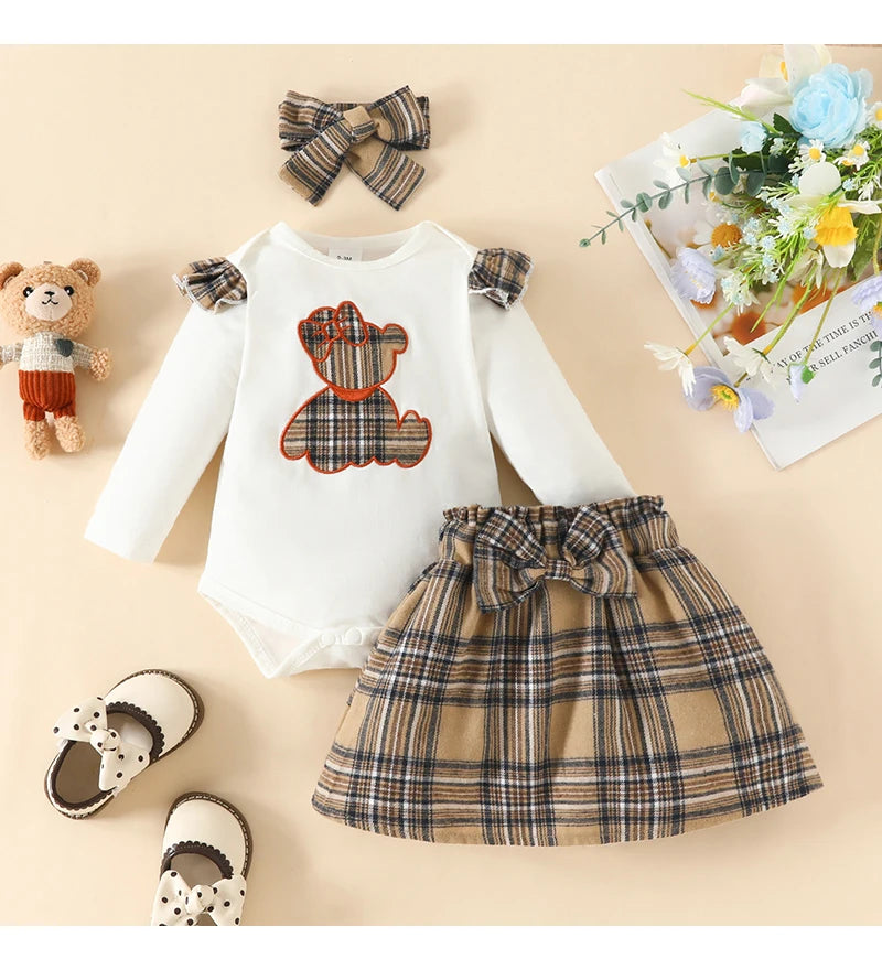 Sweet Bear Baby Three-Piece Set