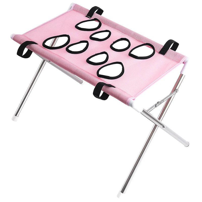Pet Grooming Bed Portable Detachable Pet Bath Hammockstand Soft Breathable Mesh Support Rack Pet Drying For Cats And Small Dogs