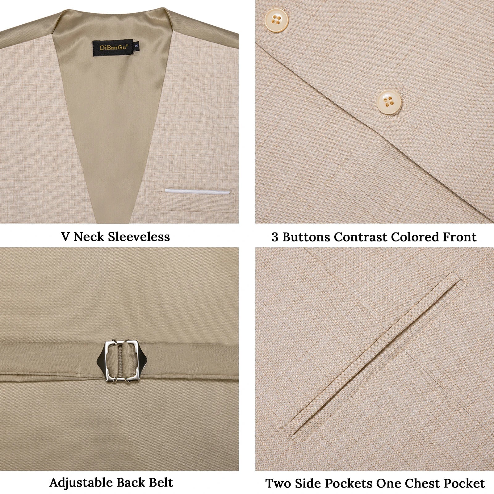 Luxury Formal Wedding Vest Set