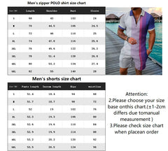 Summer Men's Tracksuit Short Sleeve Polo Shirt Set Fashion Luxury Chain Print Clothing 2 Pieces Casual Suit Streetwear Outfit