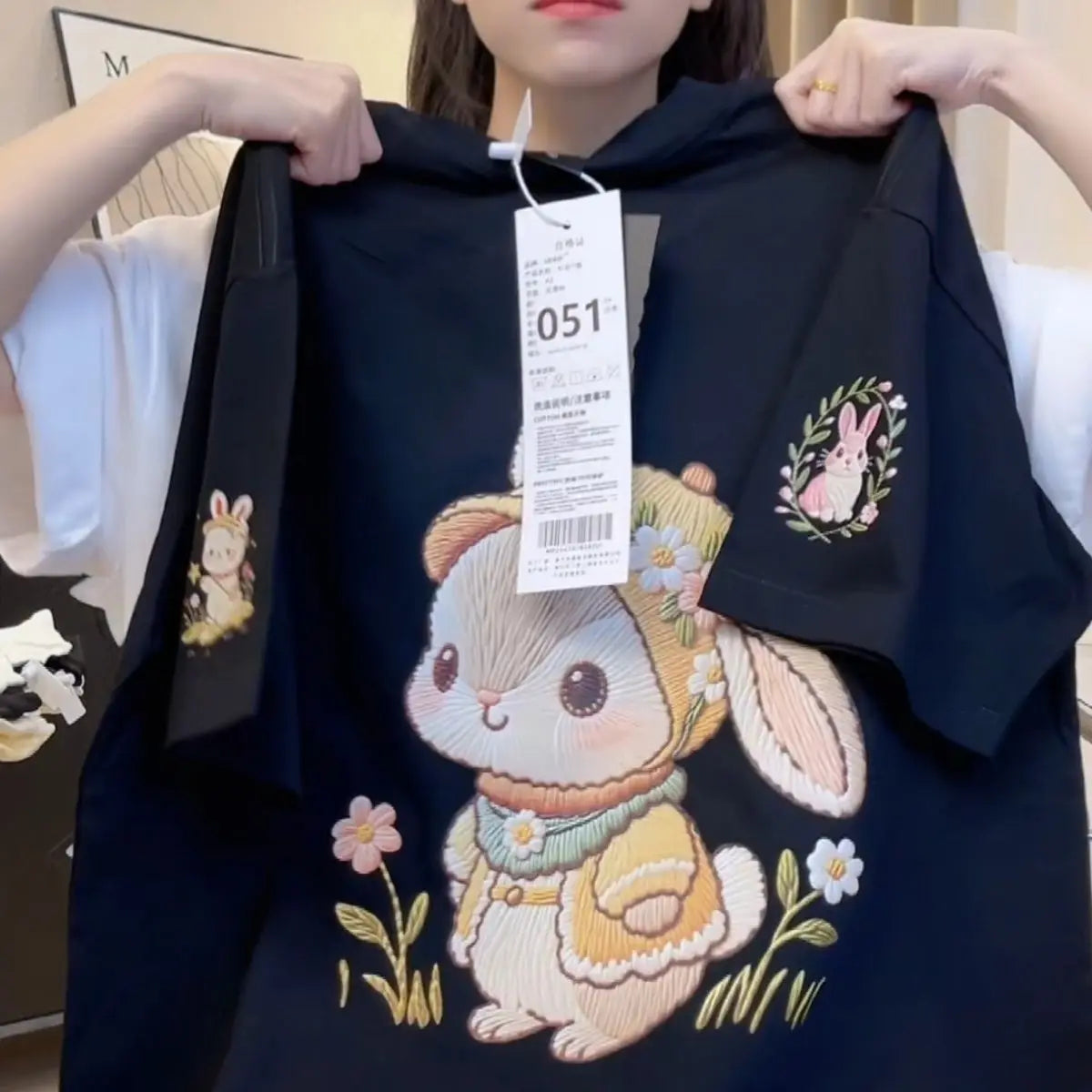 Women T-Shirts Loose Streetwear Unisex Fun Dog Printing Short Sleeve Cotton Girl Tees Female Top Summer 2026
