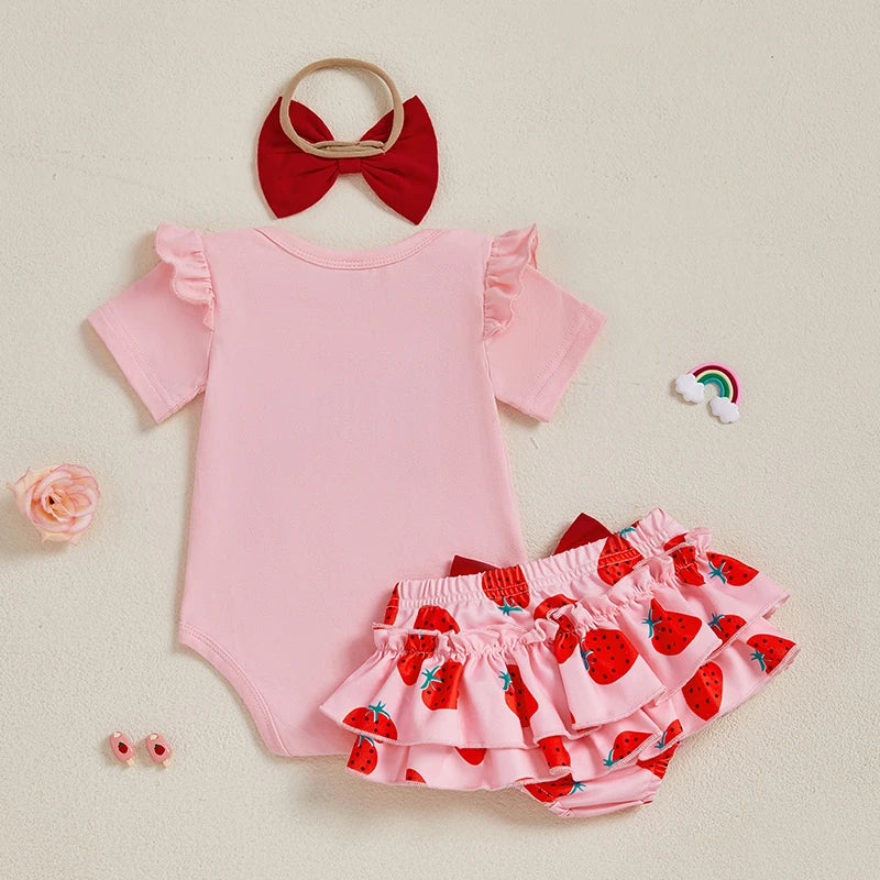Floral Ruffle Toddler Summer Set