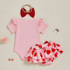 Floral Ruffle Toddler Summer Set