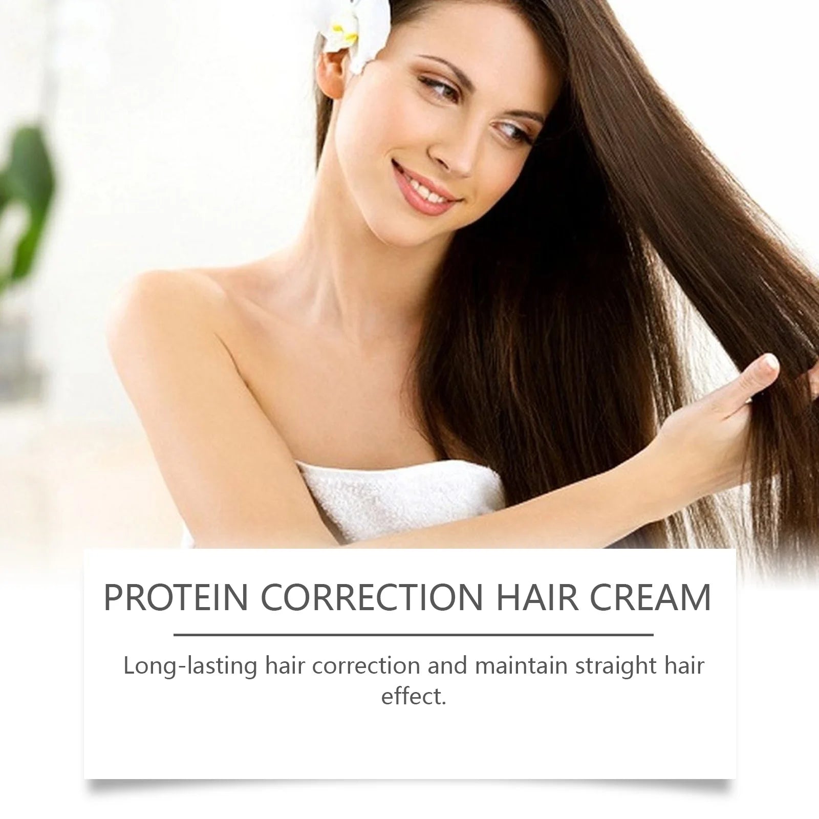 Keratin Hair Straightening Cream Reduce Dry Frizzy Damaged Hair Care Restore Soft Smooth Shiny Moisturizing Hair Conditioner