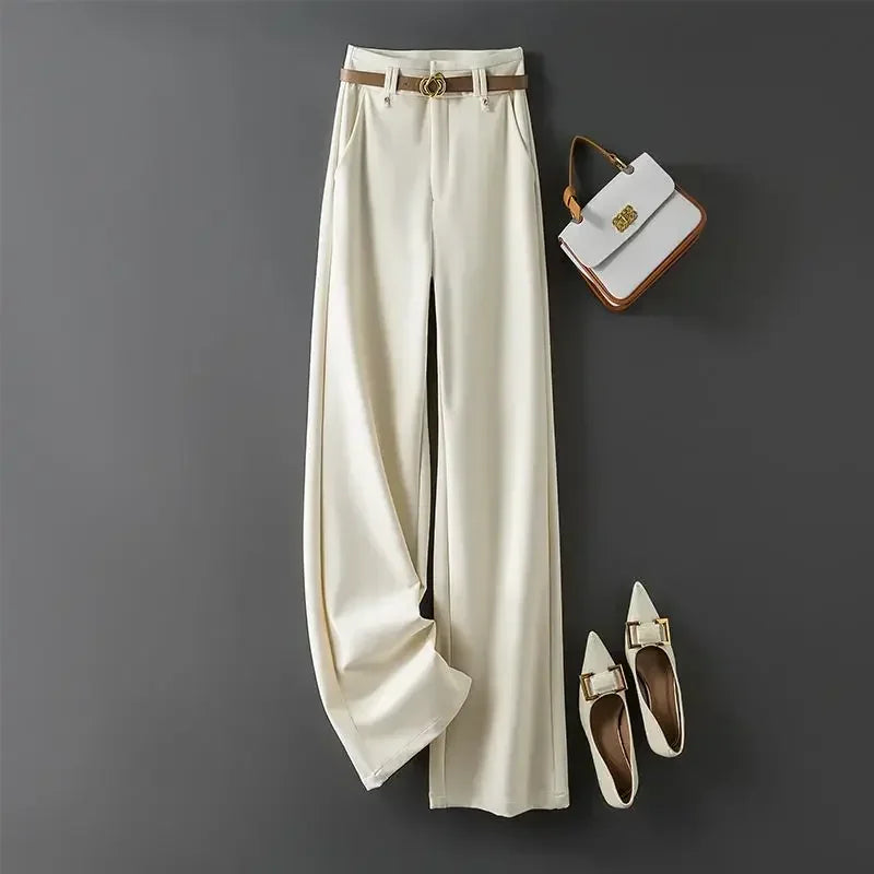 Fluid Wide Leg Office Slacks