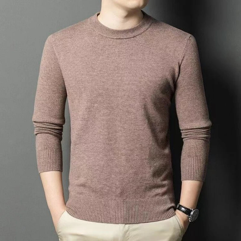 Elastic Warm Knit Pullover