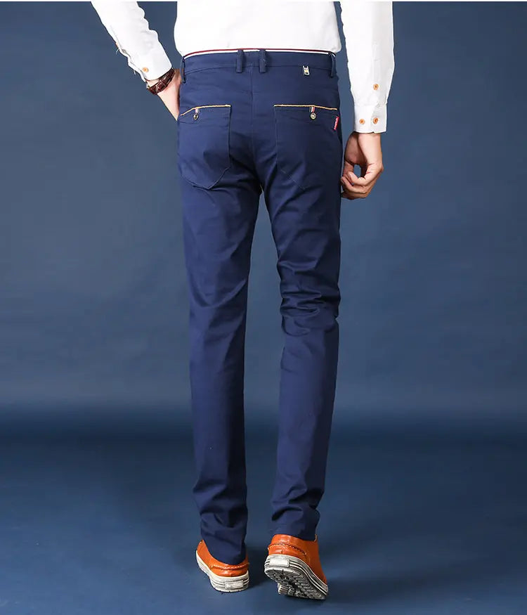 Classic Cotton Office Suit Pants