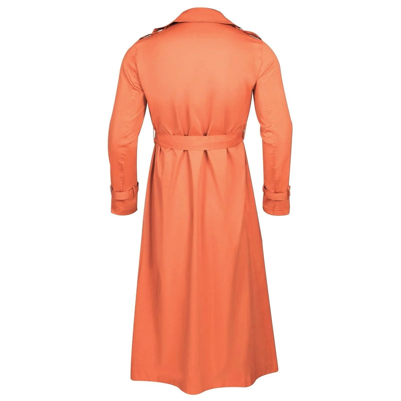 Men’s Luxury Full-Length Trench Coat – England Style Business Overcoat