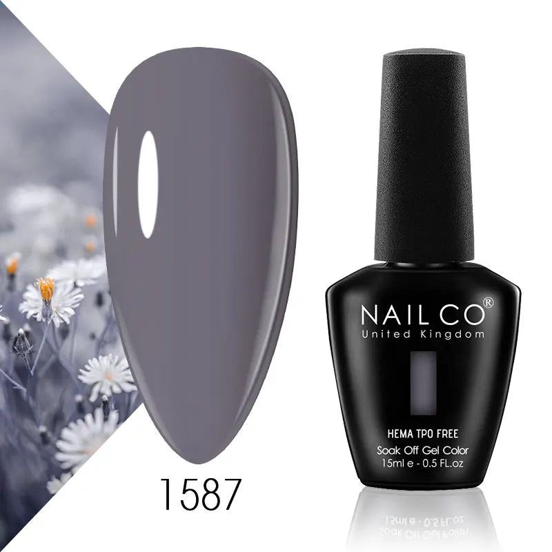 NAILCO 15ml Nail Gel Polish Semi Permanent UV Varnish Nails Art Gel Vernis Manicure TOP BASE Nails Products Supplies Equipment