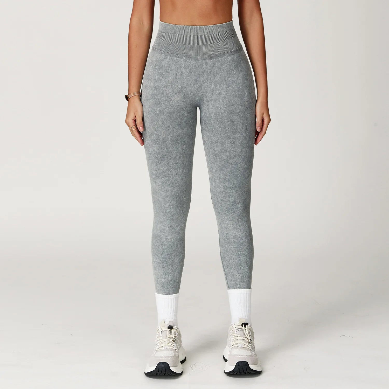 Solid Color Women Yoga Pants High Waist Stretch Gym Leggings Fitness Running Trousers