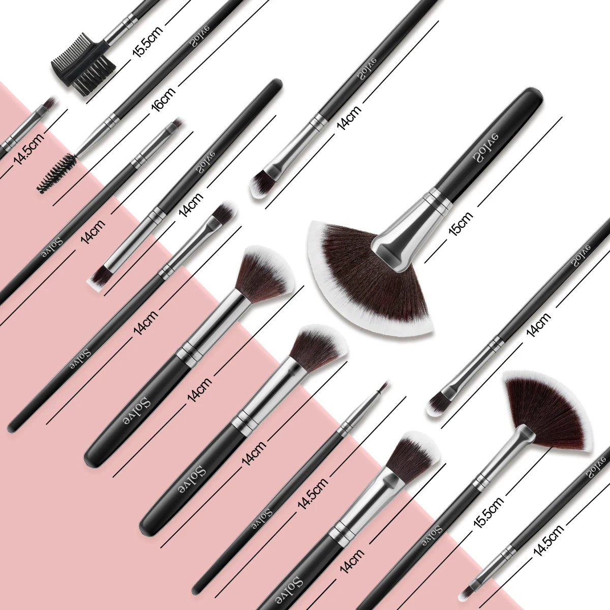Premium Black 32 Brush Set
