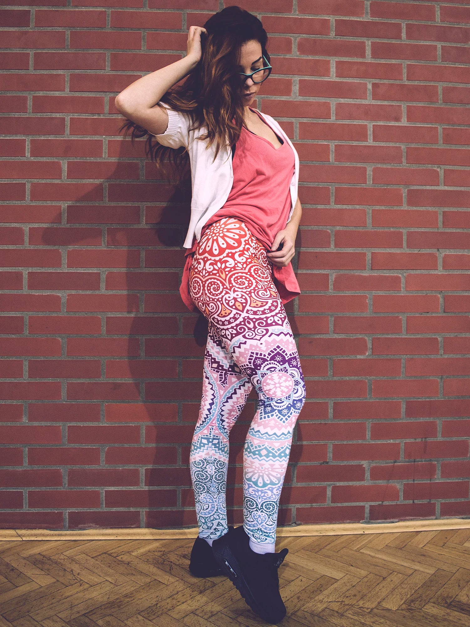 Leggings for Women - Soft Athletic Tummy Control Yoga Pants for Cycling Dance Tights