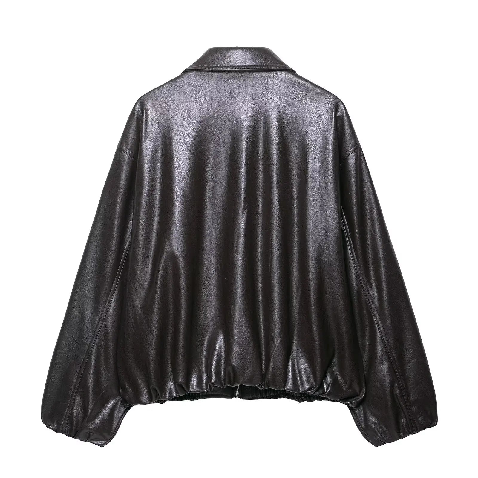 Faux Leather High Street Jacket