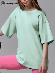 Soft Loose Cotton Summer Tee