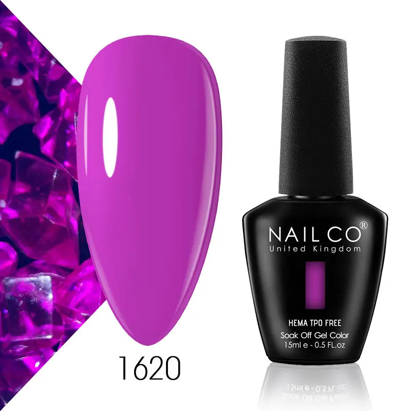 NAILCO 15ml Nail Gel Polish Semi Permanent UV Varnish Nails Art Gel Vernis Manicure TOP BASE Nails Products Supplies Equipment