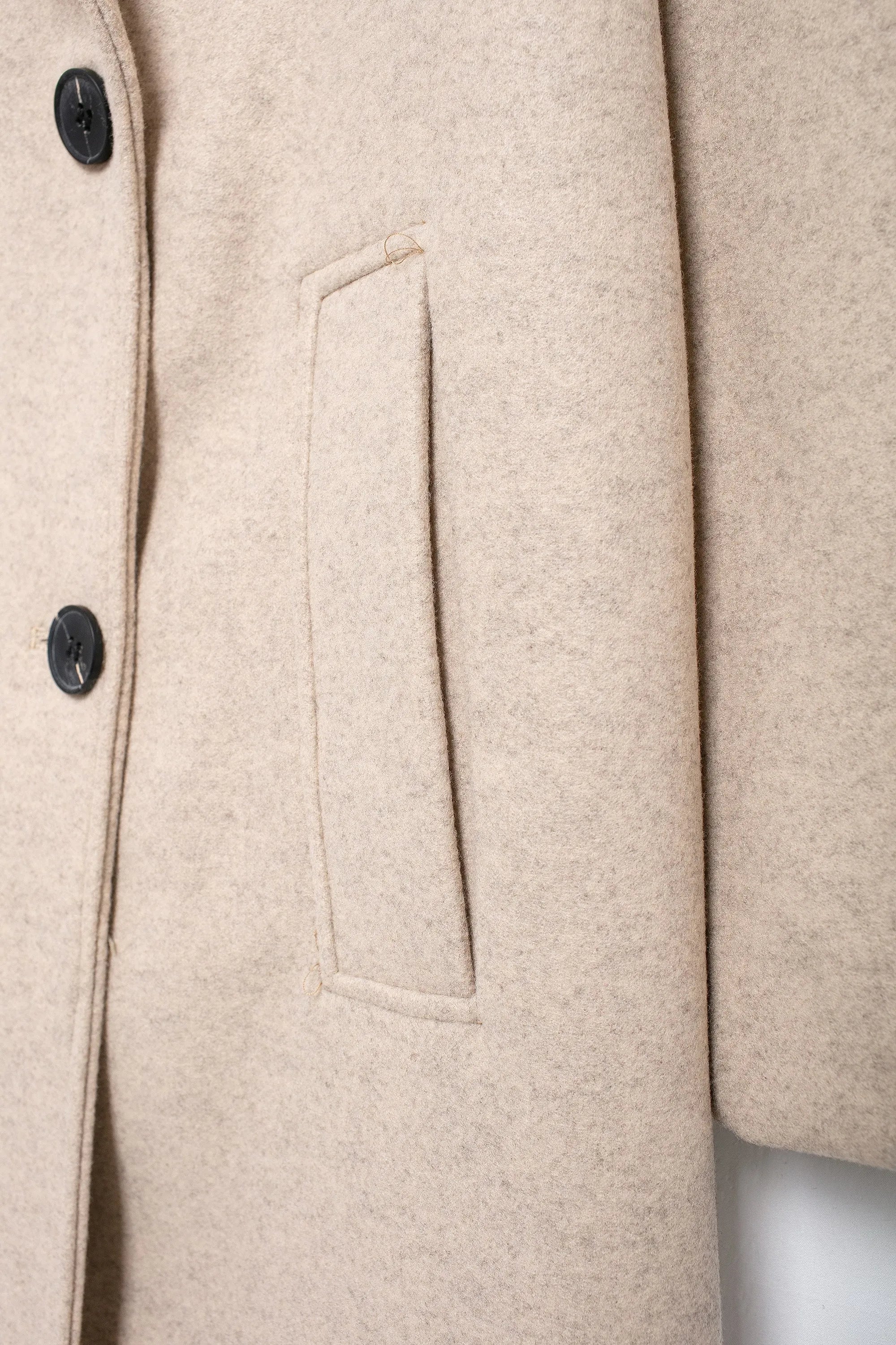 Winter Coat For Women 2024 Solid Lapel Double Breasted Long Cardigan Top Female Pokcet Streetwear Woman New In OuterCoat
