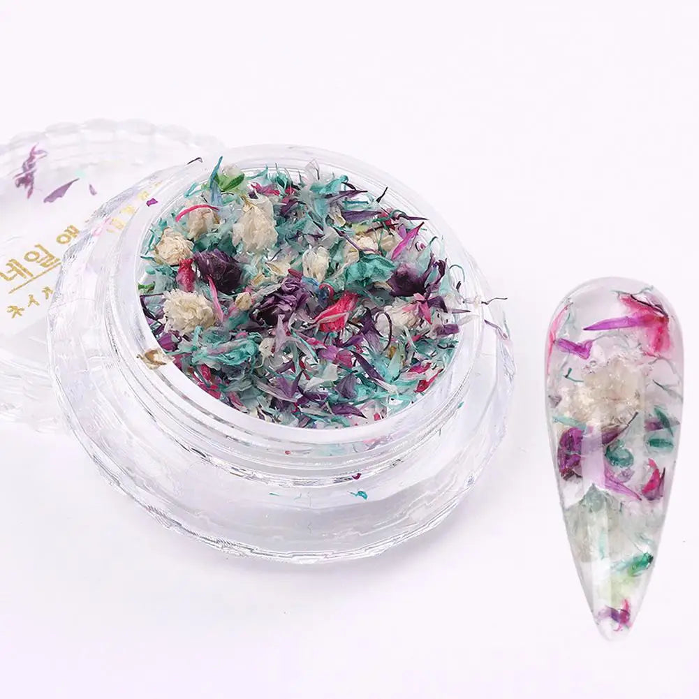 Nail Art Dried Flower Decoration Nail DIY Manicure For Nails Art Jewelry Flower Beauty Salon Decoration E3C5