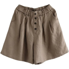 High Waist A Line Summer Shorts