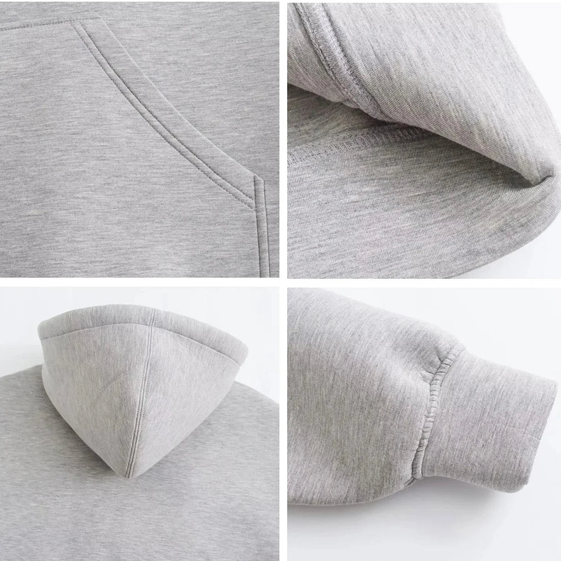 Warm Hooded Double Zip Jacket