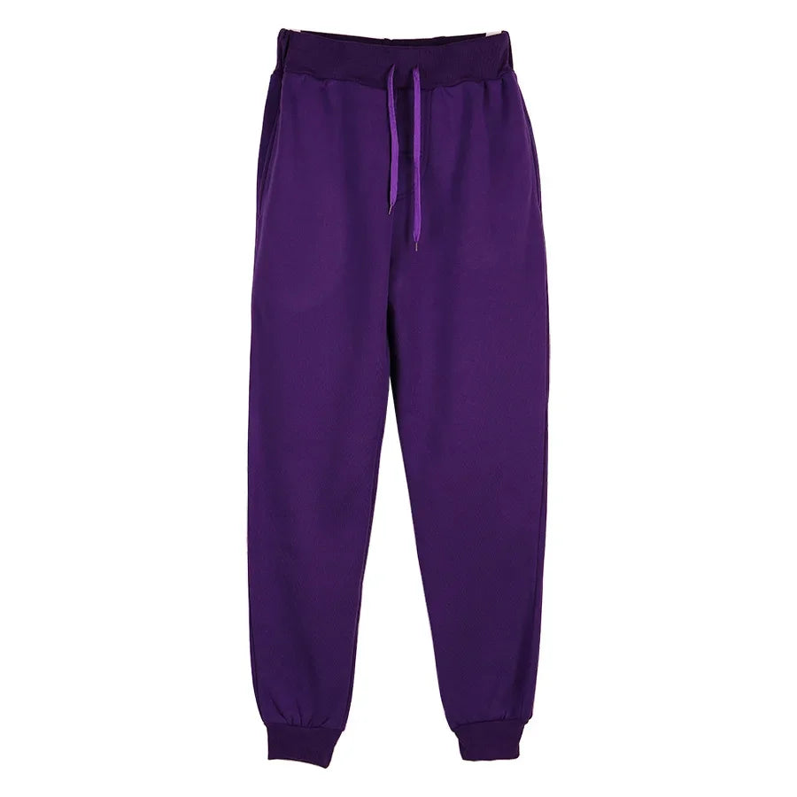 2025 New Joggers Sweatpants Men and Women Elastic Waist Loose Casual Trousers White Beige Pink Yellow Hip Hop Mens Sweat Pants