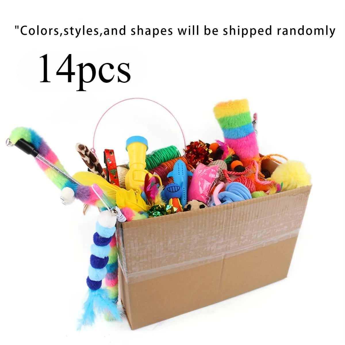 Mixed Pack Multi-Cat Toy Bundle