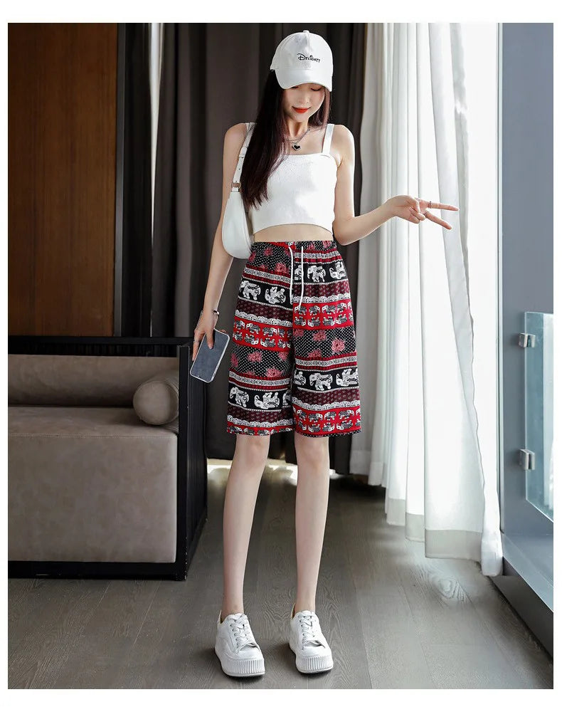 Shorts for Women's Clothing 2025 Summer New Style Trousers Home Pajamas Beach Shorts Pants
