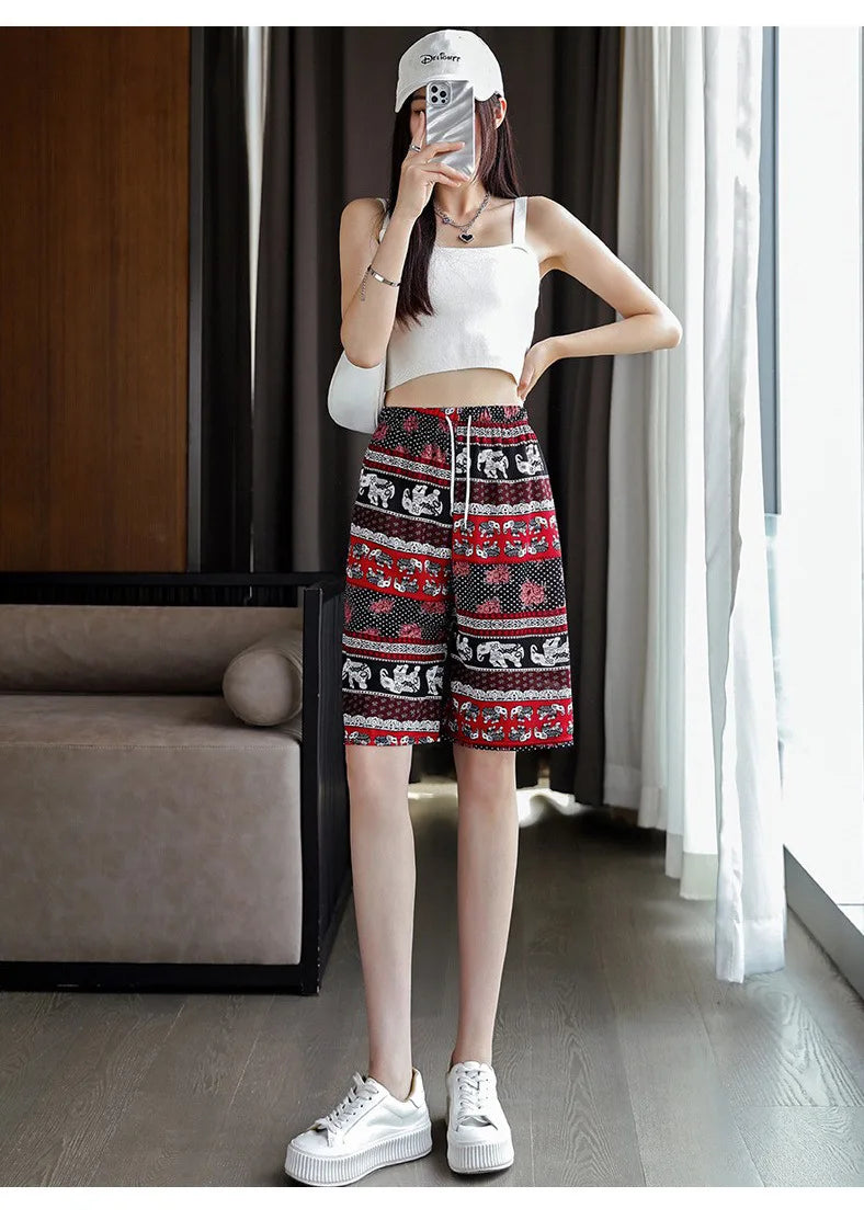 Shorts for Women's Clothing 2025 Summer New Style Trousers Home Pajamas Beach Shorts Pants