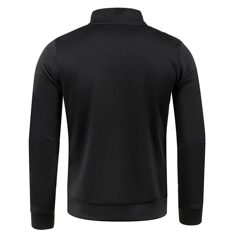 Modern Half Zip Knit Sweatshirt