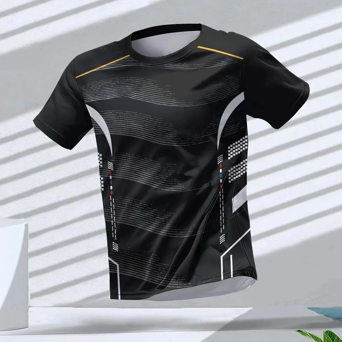 Men's T-shirts Sport Running T-shirt Men Quick-drying Breathable Short Sleeve Round Neck Gym Top Outdoor Workout Men Clothing