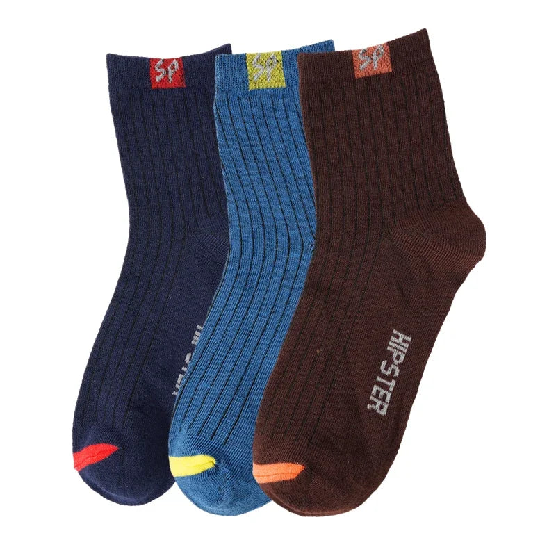 Men’s Breathable Crew Socks (3 Pairs)