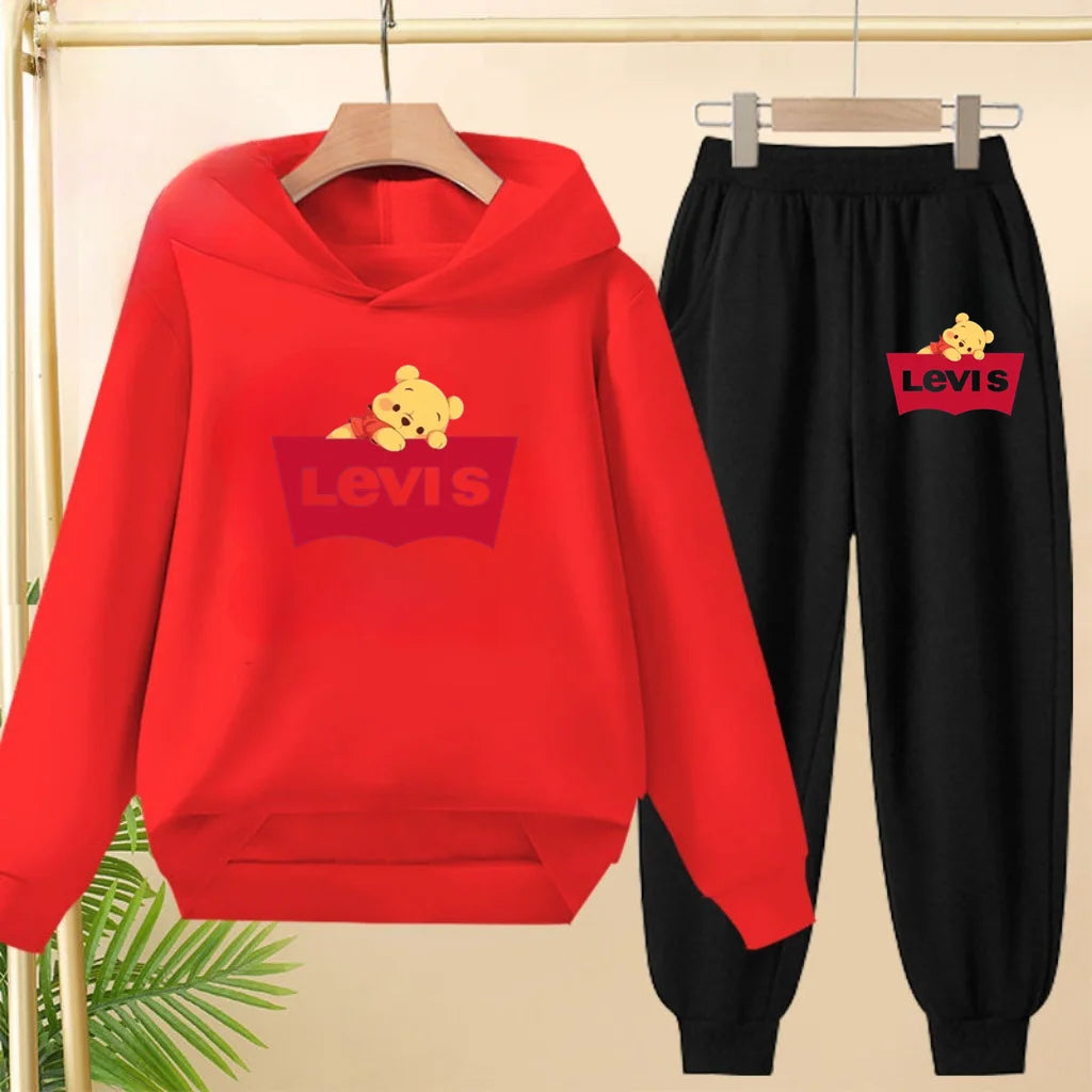 Kids Hooded Sportswear Set
