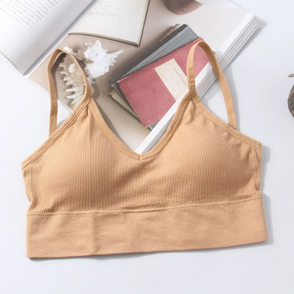 Sexy Nylon Thin Strapes Sports Bra Fitness Sport Brassiere Tops Gym Bra Backless Push Up Bras Running Women Sports Bra Women Bra
