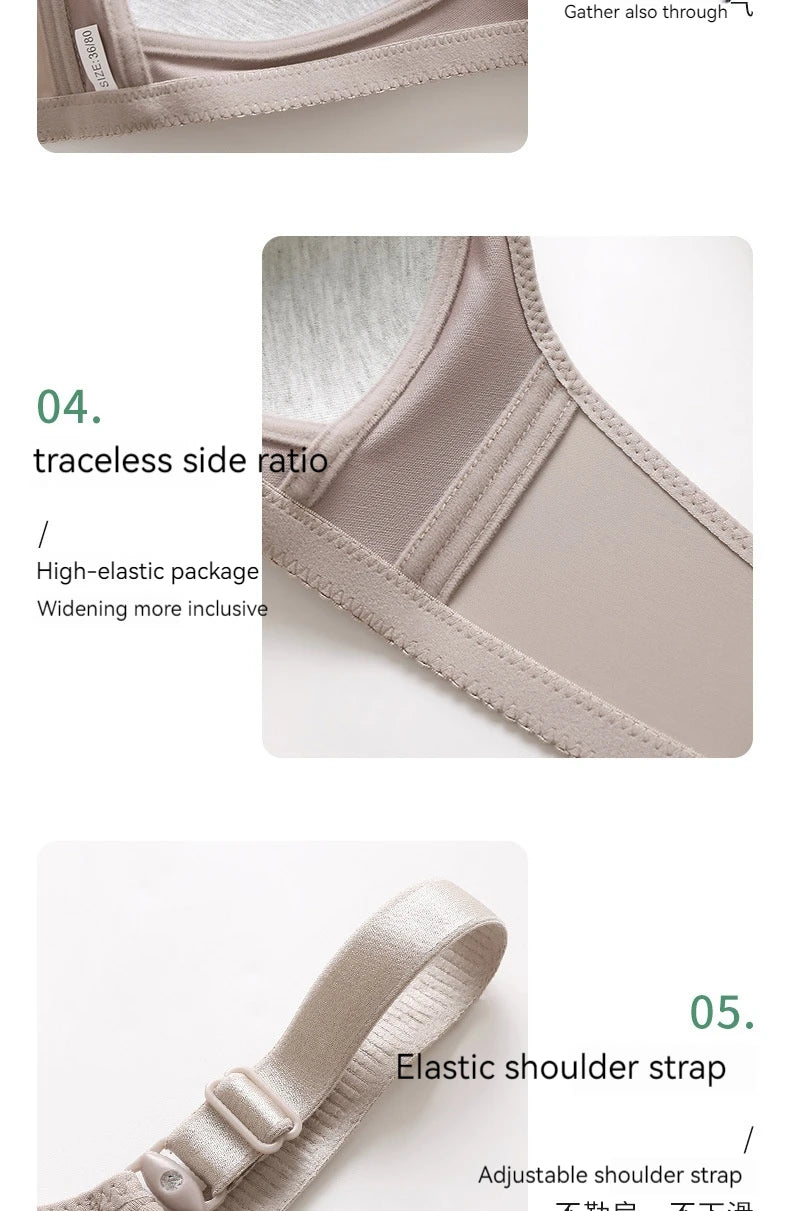 Teenage Girls Sports Bras Without Underwire  Comfortable  Breathable  With Non-magnetic Thin Cups  Suitable For All Seasons