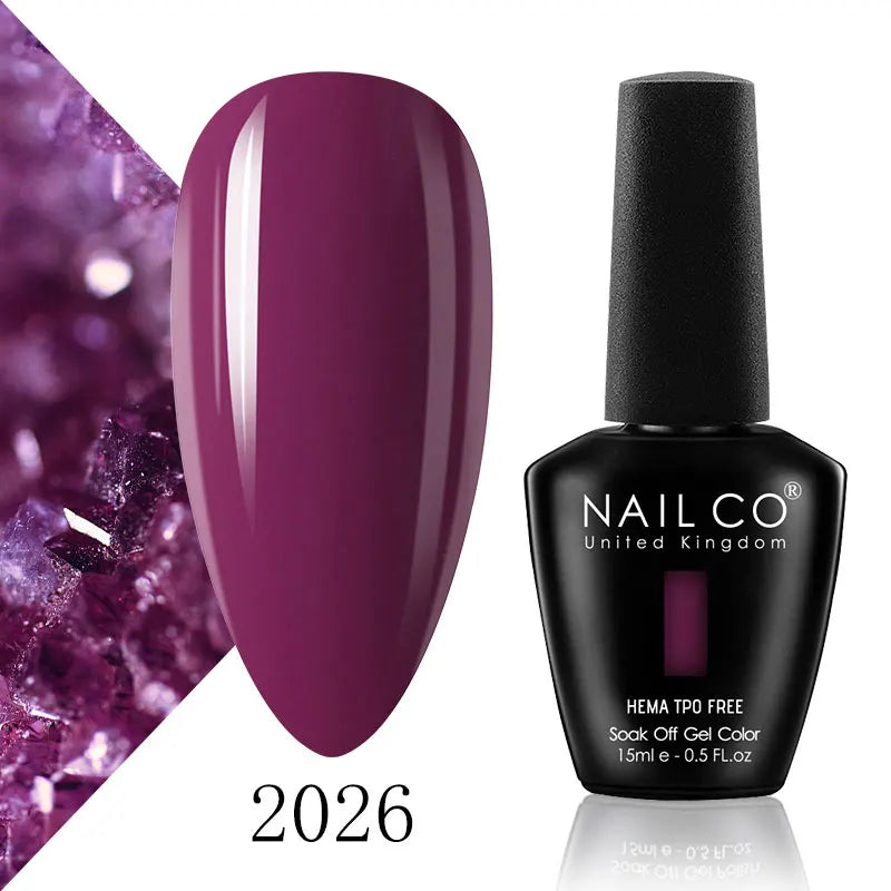 NAILCO 15ml Nail Gel Polish Semi Permanent UV Varnish Nails Art Gel Vernis Manicure TOP BASE Nails Products Supplies Equipment