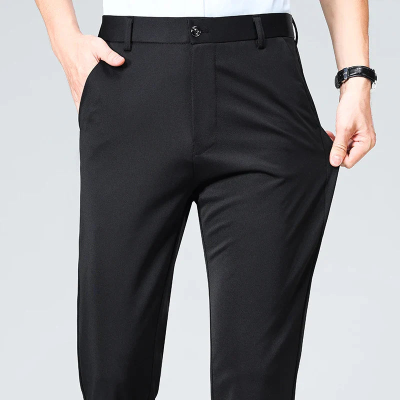 Classic Wrinkle-Resistant Suit Pants