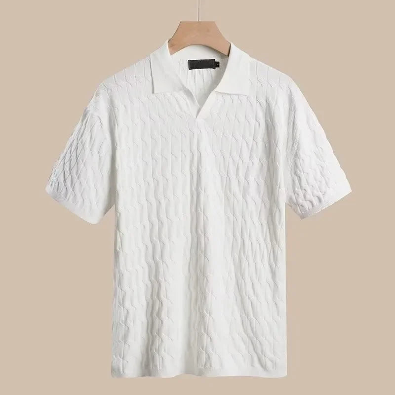 Slim Knit Breathable Business Polo