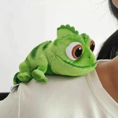 Cute Chameleon 15cm plush Sit on Shoulders Plush Toys Stuffed Creative Lizard Doll Clothing Accessories for Kid Birthday Gift