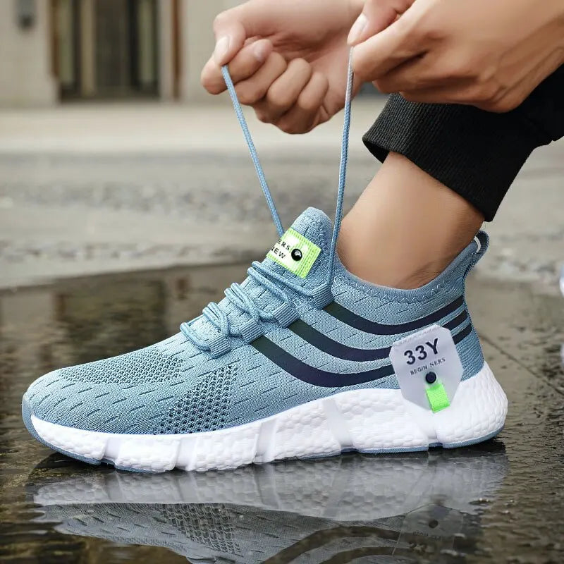 Lightweight Breathable Mesh Sports Sneakers
