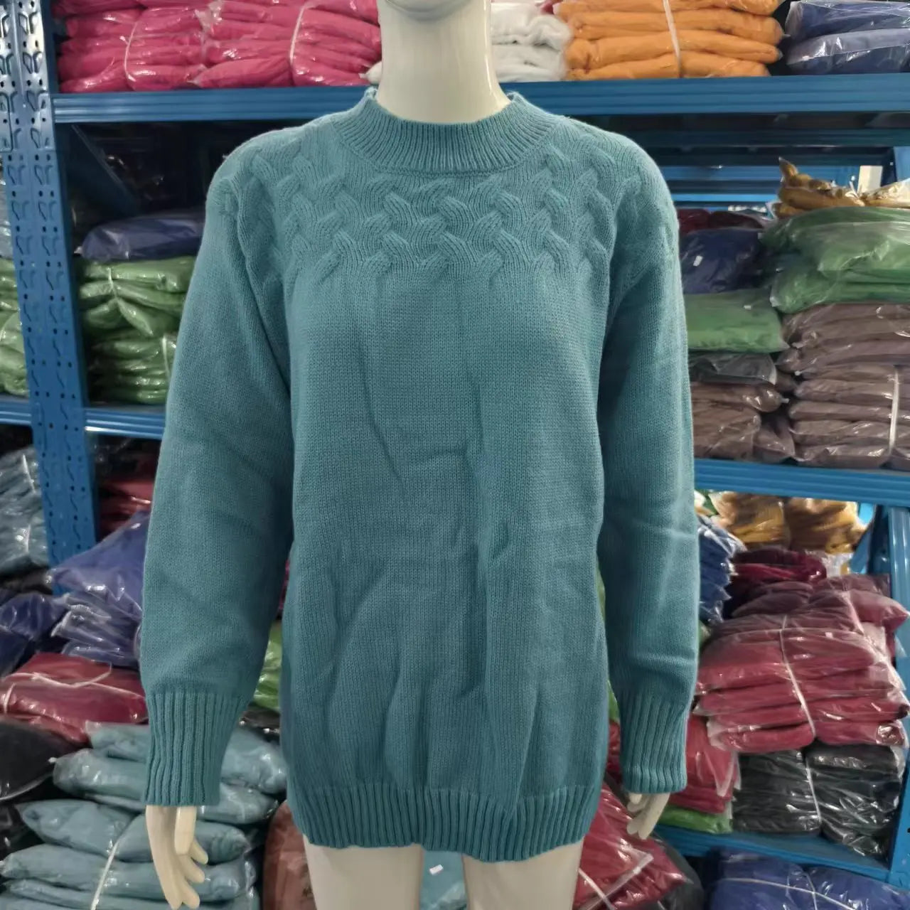 Winter Turtleneck Knit Pullover Sweater