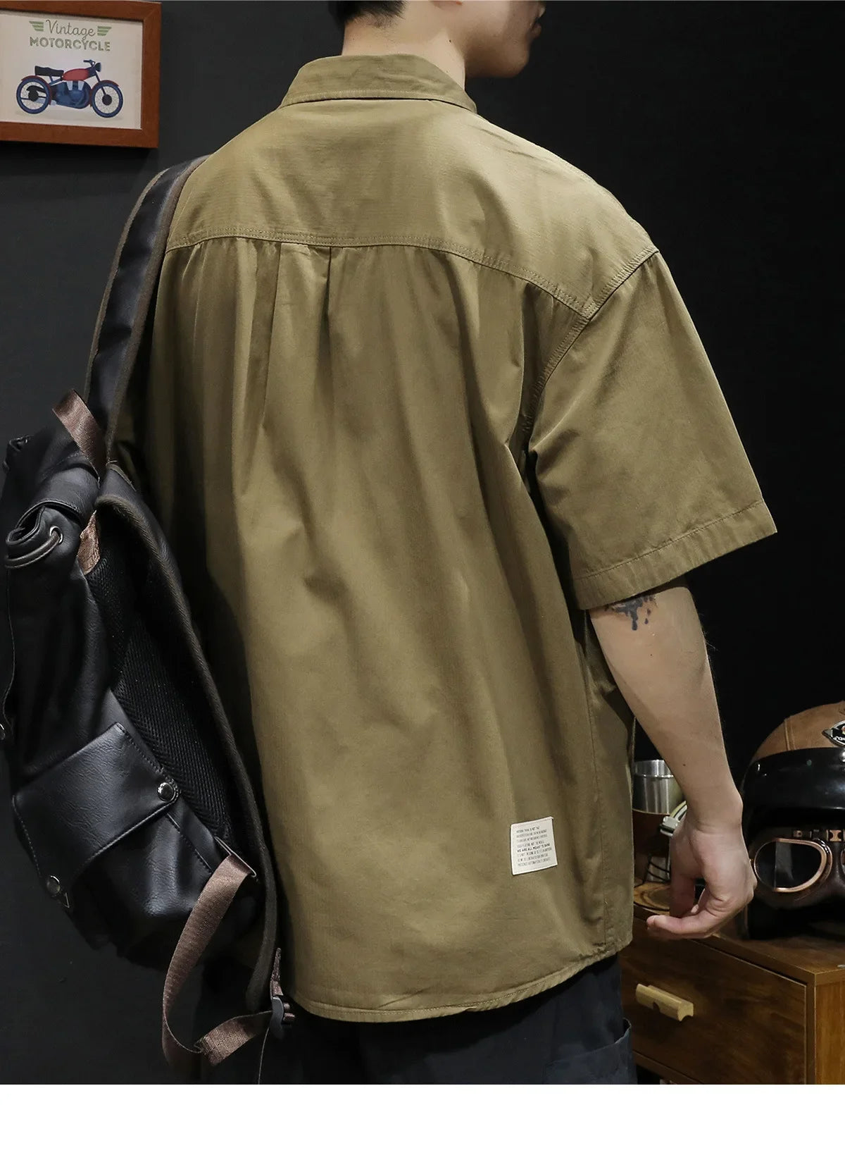 Trendy Casual Zipper Shirt Men