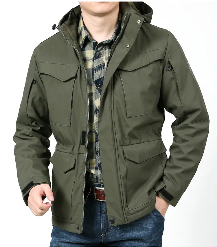Waterproof Hooded Tactical Field Jacket