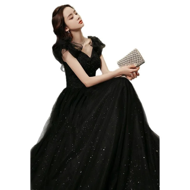 Elegant Backless Evening Prom Dress