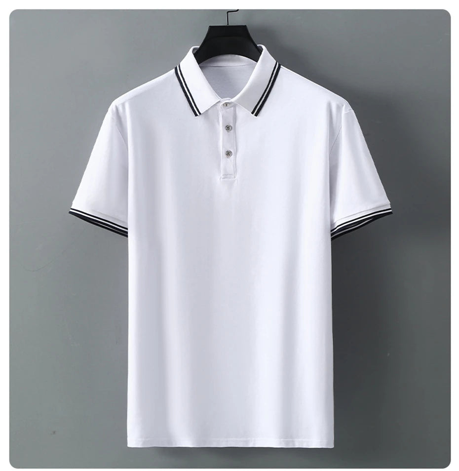 Extra Large Solid Summer Polo