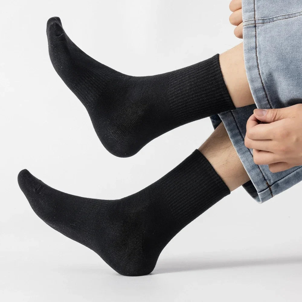 Plus Size Cotton Crew Socks